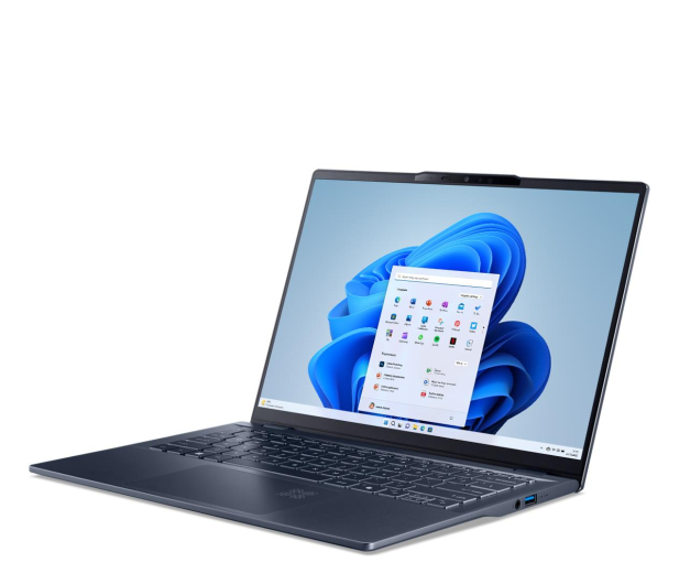 Acer Swift 14 AI Ultra 5 228V/32GB/512/Win11 OLED Niebieski - 1299163 - zdjęcie 4